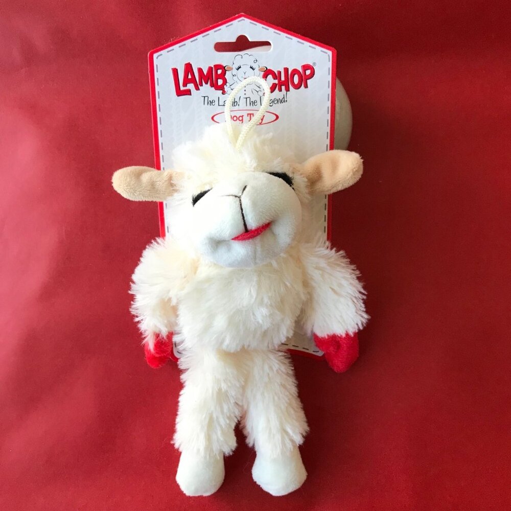 Multipet Plush Dog Toy,  Small 6in Lambchop